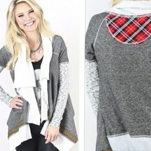 M Scrapbook Cardigan with aztec details CUTE!